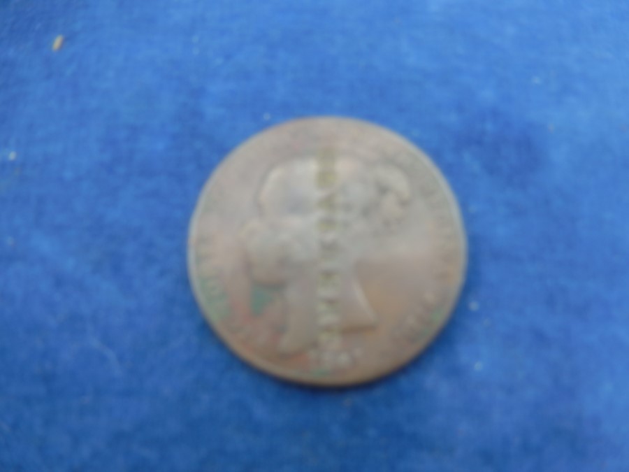 Jersey shilling 1842 overstamped HXVIEER - Image 2 of 2