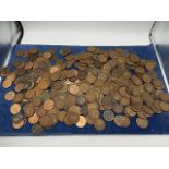 Quantity of old pennies and half pennies vic to ERII about 8kg