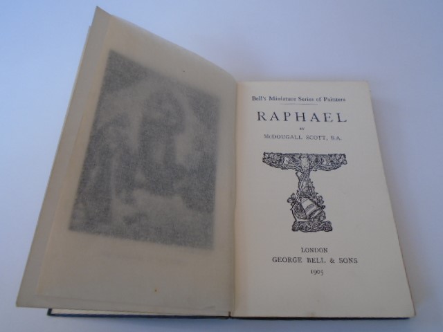 8 Books - 'Bell's Miniature series of Painters - Raphael' 1905( inscribed 1912 in front) 'Corot' - Image 9 of 9