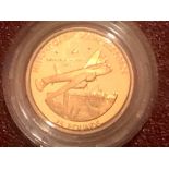 2008 Guernsey 22ct Gold £25 pound coin History of the Royal Air Force. Same weight and size as a