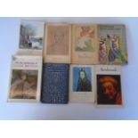 8 Books - 'Bell's Miniature series of Painters - Raphael' 1905( inscribed 1912 in front) 'Corot'