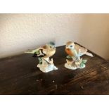 Porcelain Chaffinch & Robin ( no damage ) , 4 Dogs , 1a/f and Popeye & Olive Oil salt and pepper