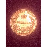 1870 Sydney Mint Sovereign . Queen Victoria Gold Sovereign Sydney Mint 1857-1870 – The first