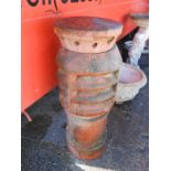 Chimney Pot with removable cover 30 inches tall