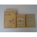 3 books - 'The Tale of the Flopsy Bunnies' by Beatrix Potter, (has some damage/loose pages) 'Now