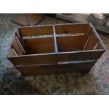 Vintage 1964 Stonegate Pine Crate ( apart couple of woodworm holes excellent vintage condition )