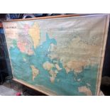 Large Philips commercial Map of the World