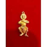 Spanish / Mexican drummer charm ‘ pendant approximately 2.5 cm long