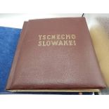 TSCHECHO SLOWAKEI Schaubek album of some 200 pages from 1920 to 1985, about 3/4 full all used