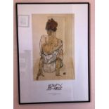 Egon Schiele framed print