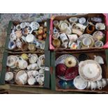 4 boxes of mixed china to include Palissy and colclough etc