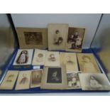 Collection of mainly Victorian era photographs incl photographs from Alfred Ellis of London, E C