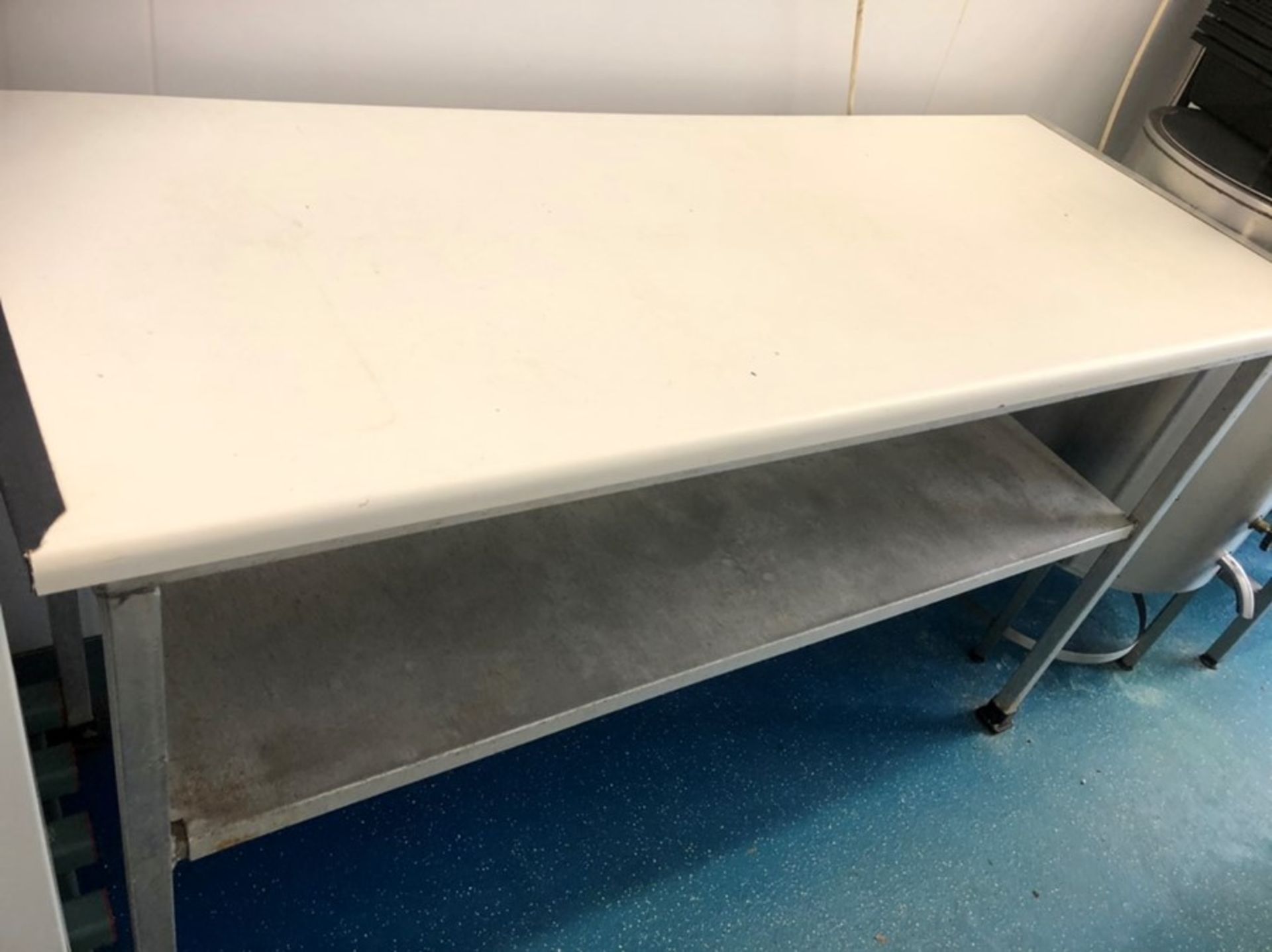 Stainless Steel work food preparation table, 36" x 24" x 34"