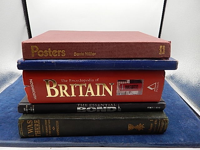 4 books: The Encyclopedia of Britain, The film show annual, I was there..The human story of the