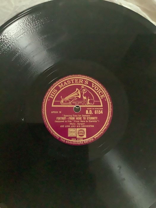 Box of vinyl 78's - Image 18 of 34