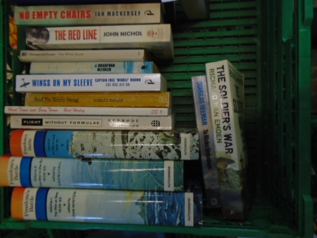 Box of Military Books ( plastic crate not included ) - Image 2 of 5