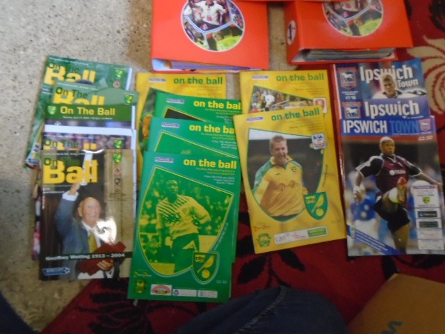 Ipswich and Norwich football programmes from from early noughties, 5 football magic folder - Image 2 of 4