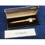 Vintage Parker Stratus rolled gold pen from the Parker Cloud Series