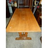 JC Reprodux Refectory Table 59 inches long 29 wide 29 1/2 tall