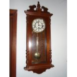 cased wall clock, Westminster chime