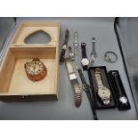 box of various watches