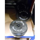 8 Marcy Cast Iron Weights 4 x 1 1/4 kg and 4 x 2 1/2 kgs