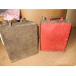 2 spirit/BP petrol cans