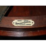 Robertson and Coleman draughtsmans swivel chair with makers badge