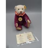 Steiff dolly bear (collectable ..not for children) with tag