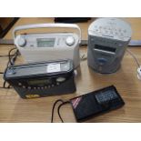 3 x Roberts dab radio's and one other