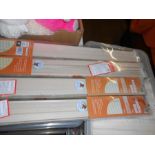 4 New Venetian Blinds ( ivory ) 75 cm wide 152 cm drop