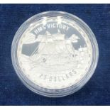 2005 Royal Mint (Solomon Islands )Legendary Fighting Ships HMS Victory $25 Twenty Five Dollar Silver