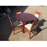 Drop Leaf Table and 4 chairs