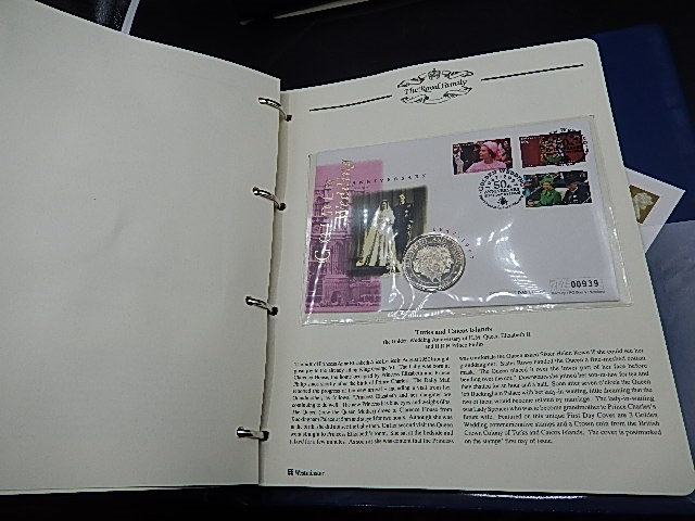 3x Royal family first day cover stamp albums one covering the Prince and Princess of Wales- early - Image 4 of 6