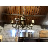 2 Brass Ceiling Lights