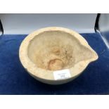 Vintage Wedgwood Mortar ( missing pestle ) 8 inches wide 4 1/2 tall