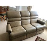 Leather 3 seater sofa ( buyer to collect from bungalow in king’s Lynn, you will need 2 people
