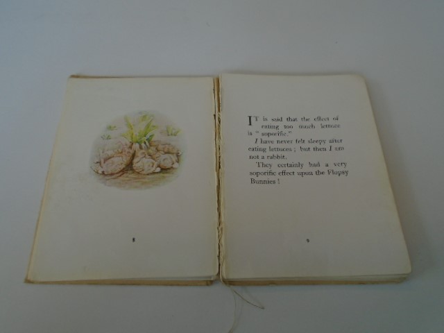 3 books - 'The Tale of the Flopsy Bunnies' by Beatrix Potter, (has some damage/loose pages) 'Now - Image 6 of 9