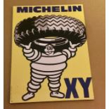 Reproduction Michelin Tyre Sign 21 x 15 cm printed on aluminium