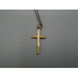 gold crucifix 1" long