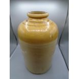 Pottery storage jar 2 gallon, 17" tall