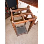 Oak Stick Stand 12 x 10 inches 27 tall