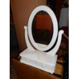 Modern Dressing Table Mirror with 2 drawers 49 cm wide