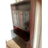 Retro Mcintosh Display Cabinet with glass doors