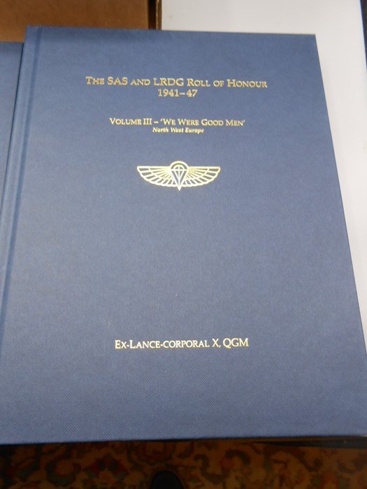 The SAS and LRDG Roll of Honour 1941-47 by Ex-Lance-corporal X, QGM .A seminal project that brings - Image 6 of 8