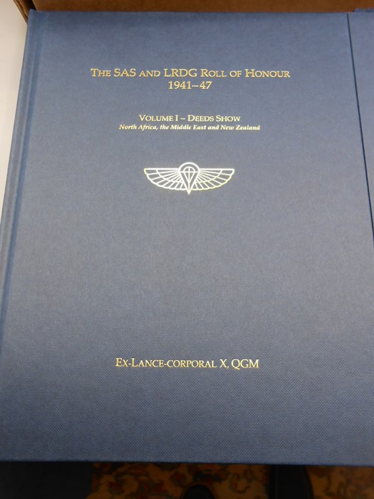 The SAS and LRDG Roll of Honour 1941-47 by Ex-Lance-corporal X, QGM .A seminal project that brings - Image 4 of 8