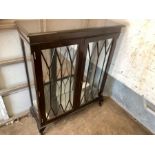 2 door display cabinet 36 inches wide 13 deep 45 tall