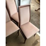 Set of 6 G Plan high back chairs for reupholstering