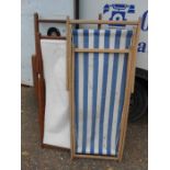 2 Deckchairs ( one has woodworm )