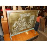 Brass Fire Screen 28 x 22 inches